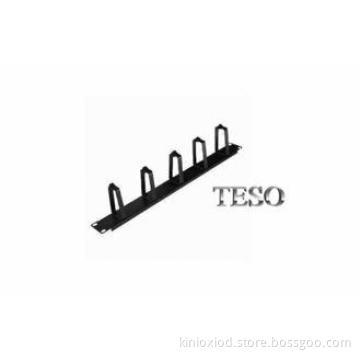Metal 1U Server Rack Cable Management With 15 Port , Vertic